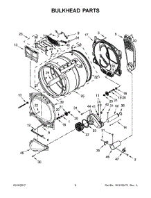 04 - Bulkhead Parts parts for Maytag Laundry Center 7MMGDB835EW2 from AppliancePartsPros.com