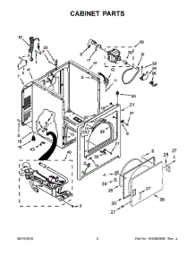03 - Cabinet Parts parts for Maytag Laundry Center 7MMGDC300DW3 from AppliancePartsPros.com