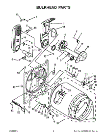 04 - Bulkhead Parts parts for Maytag Dryer 7MMGDC400DW0 from AppliancePartsPros.com