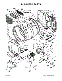 04 - Bulkhead Parts parts for Maytag Dryer 7MMGDX600BW0 from AppliancePartsPros.com