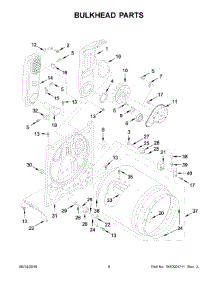 04 - Bulkhead Parts parts for Maytag Laundry Center 7MMGDX655EW1 from AppliancePartsPros.com