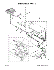 04 - Dispenser Parts parts for Maytag Washer 7MMHW6000BW0 from AppliancePartsPros.com