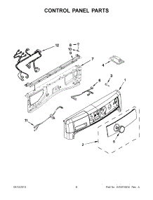 03 - Control Panel Parts parts for Maytag Washer 7MMHW7000BG0 from AppliancePartsPros.com