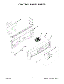 04 - Control Panel Parts parts for Maytag Washer 7MMHW7100DW0 from AppliancePartsPros.com