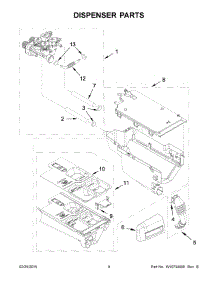 05 - Dispenser Parts parts for Maytag Washer 7MMHW7100DW0 from AppliancePartsPros.com