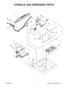 03 - Console And Dispenser Parts parts for Maytag Laundry Center 7MMVWB835EW1 from AppliancePartsPros.com