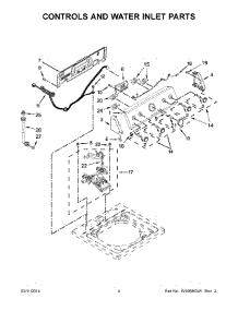 03 - Controls And Water Inlet Parts parts for Maytag Washer 7MMVWC355DW0 from AppliancePartsPros.com