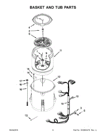 04 - Basket And Tub Parts parts for Maytag Washer 7MMVWX655EW0 from AppliancePartsPros.com
