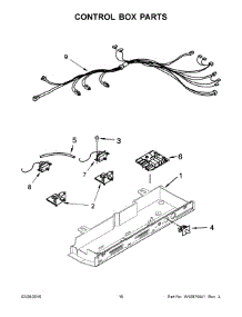 09 - Control Box Parts parts for Maytag Refrigerator 8MSF25N4BW02 from AppliancePartsPros.com