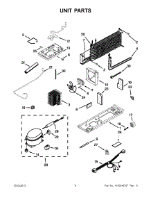 05 - Unit Parts parts for Maytag Refrigerator M8RXEGMAS02 from AppliancePartsPros.com