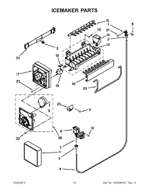 06 - Icemaker Parts parts for Maytag Refrigerator M8RXEGMAW02 from AppliancePartsPros.com