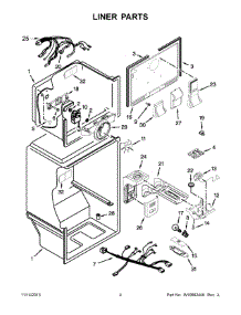 03 - Liner Parts parts for Maytag Refrigerator M8TXEGFBW01 from AppliancePartsPros.com