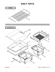 04 - Shelf Parts parts for Maytag Refrigerator M9RXDGFYM11 from AppliancePartsPros.com