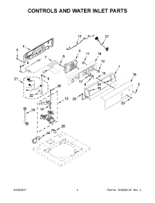 03 - Controls And Water Inlet Parts parts for Maytag Laundry Center MAT20CSAGW0 from AppliancePartsPros.com