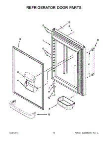 06 - Refrigerator Door Parts parts for Maytag Refrigerator MBB1957DEE00 from AppliancePartsPros.com