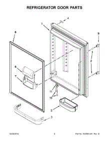 05 - Refrigerator Door Parts parts for Maytag Refrigerator MBF1953DEE00 from AppliancePartsPros.com