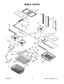 08 - Shelf Parts parts for Maytag Refrigerator MBF1958FEZ00 from AppliancePartsPros.com