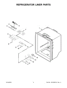 03 - Refrigerator Liner Parts parts for Maytag Refrigerator MBF1958FEZ01 from AppliancePartsPros.com