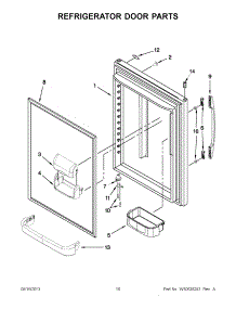 06 - Refrigerator Door Parts parts for Maytag Refrigerator MBF1958XEB6 from AppliancePartsPros.com