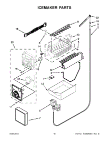 09 - Icemaker Parts parts for Maytag Refrigerator MBF2258DEH00 from AppliancePartsPros.com
