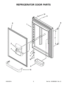 05 - Refrigerator Door Parts parts for Maytag Refrigerator MBF2258DEM00 from AppliancePartsPros.com