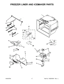 04 - Freezer Liner And Icemaker Parts parts for Maytag Refrigerator MBF2258FEH00 from AppliancePartsPros.com