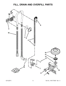 05 - Fill, Drain And Overfill Parts parts for Maytag Dishwasher MDB4949SDE1 from AppliancePartsPros.com