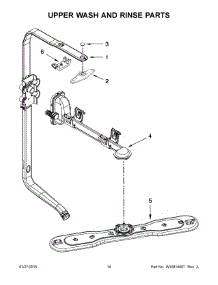 08 - Upper Wash And Rinse Parts parts for Maytag Dishwasher MDB4949SDE2 from AppliancePartsPros.com