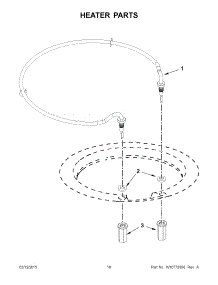 09 - Heater Parts parts for Maytag Dishwasher MDB4949SDH1 from AppliancePartsPros.com