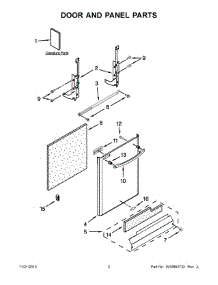 02 - Door And Panel Parts parts for Maytag Dishwasher MDB6769PAB4 from AppliancePartsPros.com