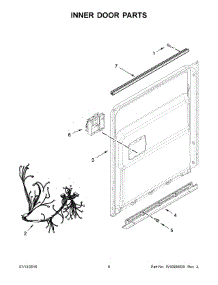 04 - Inner Door Parts parts for Maytag Dishwasher MDB7949SDZ0 from AppliancePartsPros.com