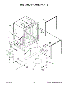 06 - Tub And Frame Parts parts for Maytag Dishwasher MDB8959SFH1 from AppliancePartsPros.com