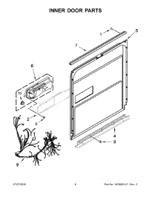 04 - Inner Door Parts parts for Maytag Dishwasher MDB8969SDE0 from AppliancePartsPros.com