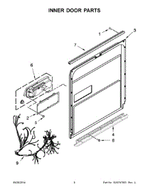 04 - Inner Door Parts parts for Maytag Dishwasher MDB8969SDH1 from AppliancePartsPros.com