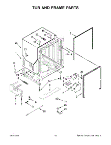 06 - Tub And Frame Parts parts for Maytag Dishwasher MDB8979SEZ1 from AppliancePartsPros.com