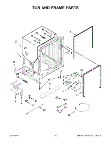 06 - Tub And Frame Parts parts for Maytag Dishwasher MDB8979SFZ1 from AppliancePartsPros.com
