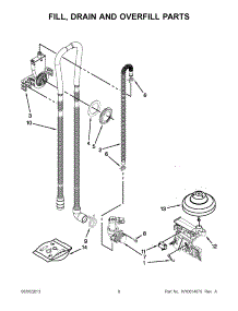 04 - Fill, Drain And Overfill Parts parts for Maytag Dishwasher MDBH949PAM3 from AppliancePartsPros.com