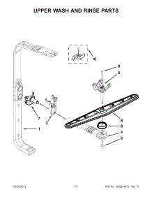 07 - Upper Wash And Rinse Parts parts for Maytag Dishwasher MDBH949PAM3 from AppliancePartsPros.com