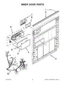 03 - Inner Door Parts parts for Maytag Dishwasher MDC4809PAW2 from AppliancePartsPros.com