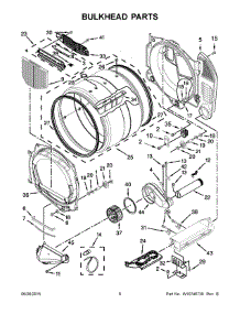 04 - Bulkhead Parts parts for Maytag Dryer MDE25PDBGW0 from AppliancePartsPros.com