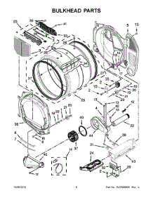 04 - Bulkhead Parts parts for Maytag Dryer MDE28PDCGW0 from AppliancePartsPros.com