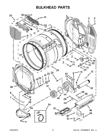04 - Bulkhead Parts parts for Maytag Dryer MDE28PDCZW0 from AppliancePartsPros.com