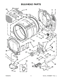 04 - Bulkhead Parts parts for Maytag Dryer MDE28PRCYW0 from AppliancePartsPros.com