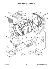 04 - Bulkhead Parts parts for Maytag Laundry Center MDG20PDAXW0 from AppliancePartsPros.com
