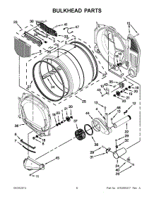 03 - Bulkhead Parts parts for Maytag Dryer MDG25PDAGW2 from AppliancePartsPros.com