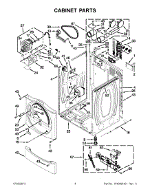 02 - Cabinet Parts parts for Maytag Dryer MDG25PNAGW2 from AppliancePartsPros.com