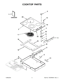 02 - Cooktop Parts parts for Maytag Cooktop MEC7430BS01 from AppliancePartsPros.com