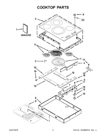 02 - Cooktop Parts parts for Maytag Cooktop MEC9530BB01 from AppliancePartsPros.com