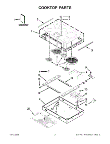 02 - Cooktop Parts parts for Maytag Cooktop MEC9536BS01 from AppliancePartsPros.com
