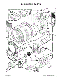 04 - Bulkhead Parts parts for Maytag Dryer MED7100DW1 from AppliancePartsPros.com